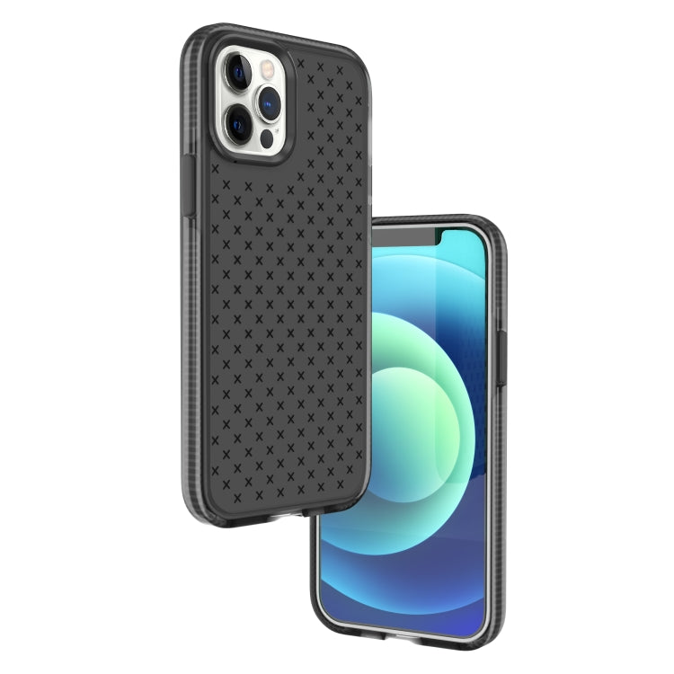 Shockproof Grid Texture TPU Protective Case, For iPhone 12 mini, For iPhone 12 / 12 Pro, For iPhone 12 Pro Max