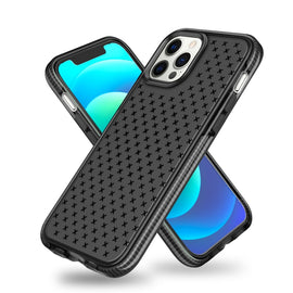 Shockproof Grid Texture TPU Protective Case, For iPhone 12 mini, For iPhone 12 / 12 Pro, For iPhone 12 Pro Max