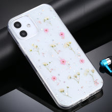 Load image into Gallery viewer, Gypsophila Flowers Pattern TPU Protective Case, For iPhone 11, For iPhone 11 Pro, For iPhone 11 Pro Max, For iPhone 12 mini, For iPhone 12 / 12 Pro, For iPhone 12 Pro Max