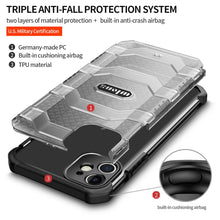 Load image into Gallery viewer, wolns Explorer Series PC+TPU Protective Case, For iPhone 11, For iPhone 11 Pro, For iPhone 11 Pro Max, For iPhone 12 mini, For iPhone 12 / 12 Pro, For iPhone 12 Pro Max
