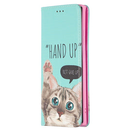 Colored Drawing Pattern Invisible Magnetic Horizontal Flip PU Leather Case with Holder & Card Slots & Wallet, For Samsung Galaxy Note20 Ultra, For Samsung Galaxy Note20, For Samsung Galaxy S10e, For Samsung Galaxy S10, For Samsung Galaxy S10 Plus