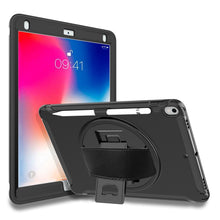 Load image into Gallery viewer, 360 Degree Rotation PC+TPU Protective Cover with Holder &amp; Hand Strap, For iPad Pro 10.5 inch, For iPad mini (2019) &amp; mini 4, For iPad mini 3 &amp; 2 &amp; 1, For iPad 9.7 inch (2017)