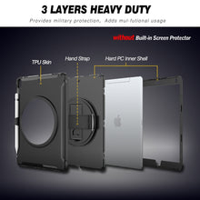 Load image into Gallery viewer, 360 Degree Rotation PC+TPU Protective Cover with Holder &amp; Hand Strap, For iPad Pro 10.5 inch, For iPad mini (2019) &amp; mini 4, For iPad mini 3 &amp; 2 &amp; 1, For iPad 9.7 inch (2017)