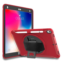 Load image into Gallery viewer, 360 Degree Rotation PC+TPU Protective Cover with Holder &amp; Hand Strap, For iPad Pro 10.5 inch, For iPad mini (2019) &amp; mini 4, For iPad mini 3 &amp; 2 &amp; 1, For iPad 9.7 inch (2017)