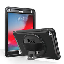 Load image into Gallery viewer, 360 Degree Rotation PC+TPU Protective Cover with Holder &amp; Hand Strap, For iPad Pro 10.5 inch, For iPad mini (2019) &amp; mini 4, For iPad mini 3 &amp; 2 &amp; 1, For iPad 9.7 inch (2017)