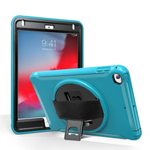 Load image into Gallery viewer, 360 Degree Rotation PC+TPU Protective Cover with Holder &amp; Hand Strap, For iPad Pro 10.5 inch, For iPad mini (2019) &amp; mini 4, For iPad mini 3 &amp; 2 &amp; 1, For iPad 9.7 inch (2017)