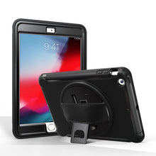 Load image into Gallery viewer, 360 Degree Rotation PC+TPU Protective Cover with Holder &amp; Hand Strap, For iPad Pro 10.5 inch, For iPad mini (2019) &amp; mini 4, For iPad mini 3 &amp; 2 &amp; 1, For iPad 9.7 inch (2017)