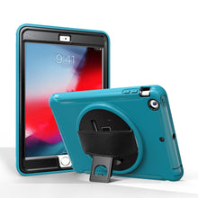 Load image into Gallery viewer, 360 Degree Rotation PC+TPU Protective Cover with Holder &amp; Hand Strap, For iPad Pro 10.5 inch, For iPad mini (2019) &amp; mini 4, For iPad mini 3 &amp; 2 &amp; 1, For iPad 9.7 inch (2017)