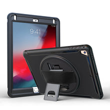 Load image into Gallery viewer, 360 Degree Rotation PC+TPU Protective Cover with Holder &amp; Hand Strap, For iPad Pro 10.5 inch, For iPad mini (2019) &amp; mini 4, For iPad mini 3 &amp; 2 &amp; 1, For iPad 9.7 inch (2017)