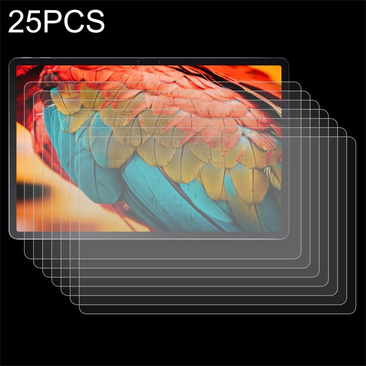 25pcs 9H HD Explosion-proof Tempered Glass Film For Lenovo Tab P11 / Tab P11 5G / XiaoXin Pad 11 inch / Motorola Moto Tab G70 / Blackview Tab 16 / TCL NxtPaper 11