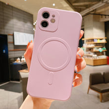 Load image into Gallery viewer, Liquid Silicone Full Coverage Shockproof Magsafe Case, For iPhone 12 mini, For iPhone 12, For iPhone 12 Pro, For iPhone 12 Pro Max