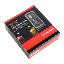 Load image into Gallery viewer, 2 PCS DC12-24V / 10.5W Car Double Colors Fog Lights with 24LEDs SMD-3030 &amp; Constant Current, Box Packaging, 9005, 9006, H3, H11