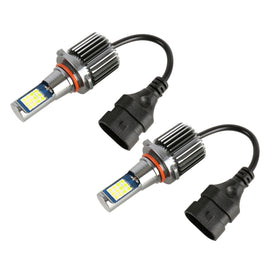 2 PCS DC12-24V / 10.5W Car Double Colors Fog Lights with 24LEDs SMD-3030 & Constant Current, Box Packaging, 9005, 9006, H3, H11