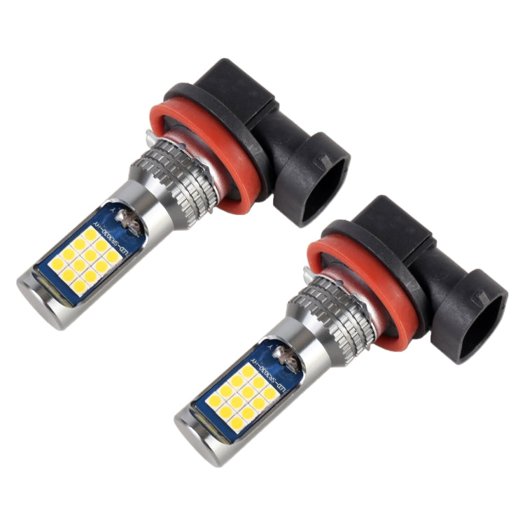 2 PCS DC12-24V / 8.6W Car Fog Lights with 24LEDs SMD-3030 & Constant Current, Bag Packagin, 9005, 9006, H11 / H8