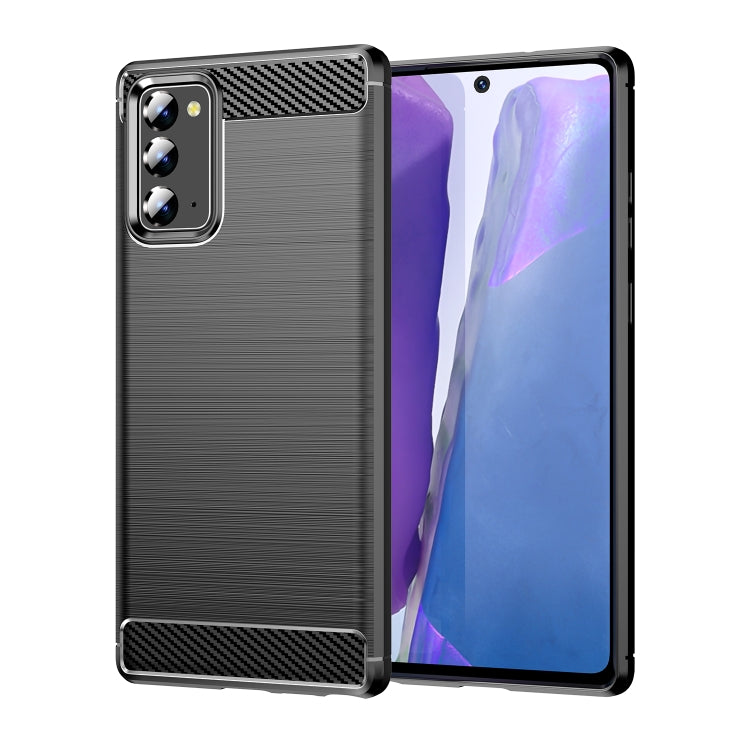 Brushed Texture Carbon Fiber TPU Case, For Samsung Galaxy S20 FE, For Samsung Galaxy Note20, For Samsung Galaxy Note20 Ultra, For Samsung Galaxy A42 5G, For Samsung Galaxy M31s, For Samsung Galaxy M51