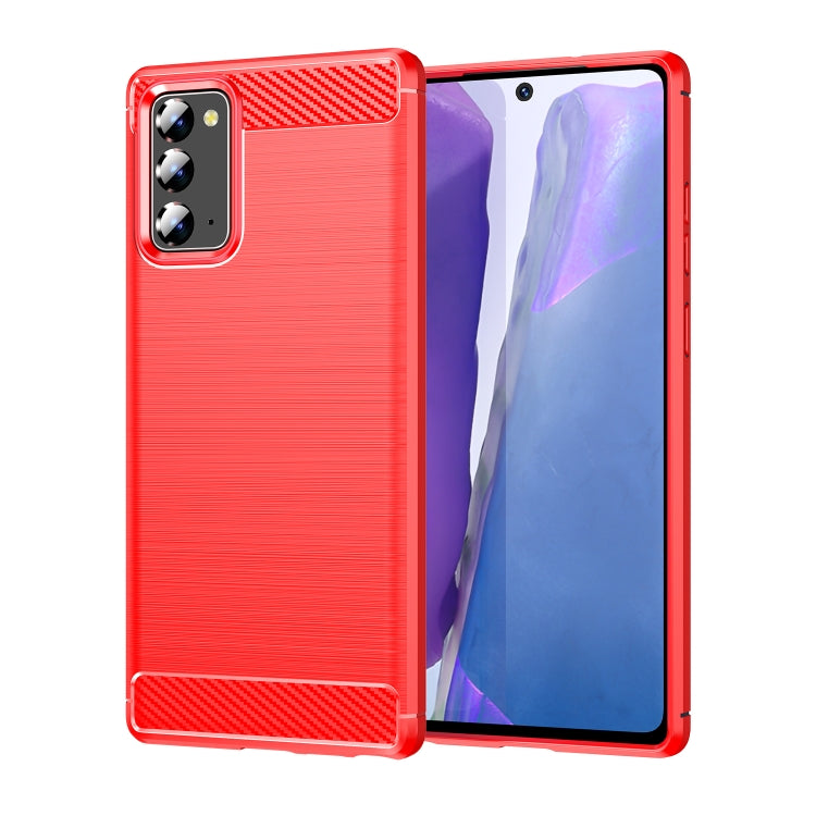 Brushed Texture Carbon Fiber TPU Case, For Samsung Galaxy S20 FE, For Samsung Galaxy Note20, For Samsung Galaxy Note20 Ultra, For Samsung Galaxy A42 5G, For Samsung Galaxy M31s, For Samsung Galaxy M51
