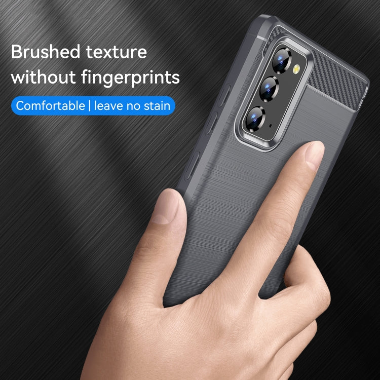 Brushed Texture Carbon Fiber TPU Case, For Samsung Galaxy Note20, For Samsung Galaxy Note20 Ultra, For Samsung Galaxy S20 FE, For Samsung Galaxy A42 5G, For Samsung Galaxy M31s, For Samsung Galaxy M51