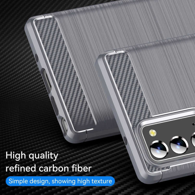 Brushed Texture Carbon Fiber TPU Case, For Samsung Galaxy Note20, For Samsung Galaxy Note20 Ultra, For Samsung Galaxy S20 FE, For Samsung Galaxy A42 5G, For Samsung Galaxy M31s, For Samsung Galaxy M51