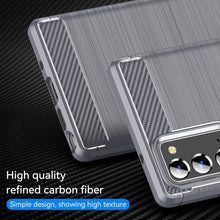 Load image into Gallery viewer, Brushed Texture Carbon Fiber TPU Case, For Samsung Galaxy Note20, For Samsung Galaxy Note20 Ultra, For Samsung Galaxy S20 FE, For Samsung Galaxy A42 5G, For Samsung Galaxy M31s, For Samsung Galaxy M51