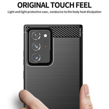 Load image into Gallery viewer, Brushed Texture Carbon Fiber TPU Case, For Samsung Galaxy Note20, For Samsung Galaxy Note20 Ultra, For Samsung Galaxy S20 FE, For Samsung Galaxy A42 5G, For Samsung Galaxy M31s, For Samsung Galaxy M51
