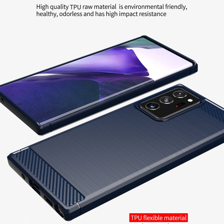 Brushed Texture Carbon Fiber TPU Case, For Samsung Galaxy Note20, For Samsung Galaxy Note20 Ultra, For Samsung Galaxy S20 FE, For Samsung Galaxy A42 5G, For Samsung Galaxy M31s, For Samsung Galaxy M51