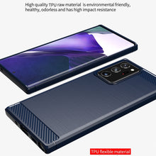 Load image into Gallery viewer, Brushed Texture Carbon Fiber TPU Case, For Samsung Galaxy Note20, For Samsung Galaxy Note20 Ultra, For Samsung Galaxy S20 FE, For Samsung Galaxy A42 5G, For Samsung Galaxy M31s, For Samsung Galaxy M51