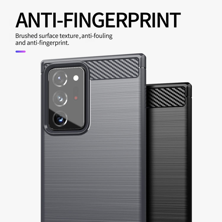 Brushed Texture Carbon Fiber TPU Case, For Samsung Galaxy Note20, For Samsung Galaxy Note20 Ultra, For Samsung Galaxy S20 FE, For Samsung Galaxy A42 5G, For Samsung Galaxy M31s, For Samsung Galaxy M51