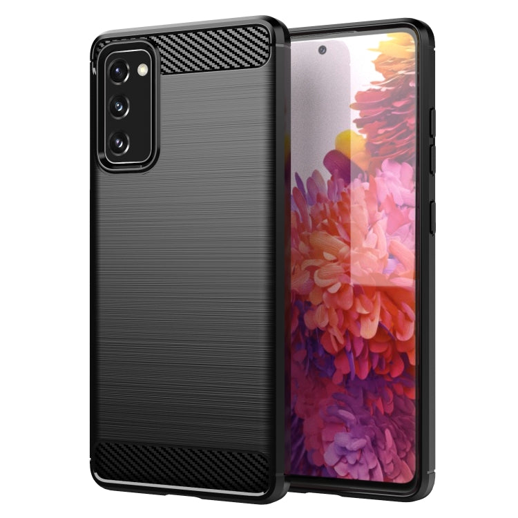 Brushed Texture Carbon Fiber TPU Case, For Samsung Galaxy S20 FE, For Samsung Galaxy Note20, For Samsung Galaxy Note20 Ultra, For Samsung Galaxy A42 5G, For Samsung Galaxy M31s, For Samsung Galaxy M51