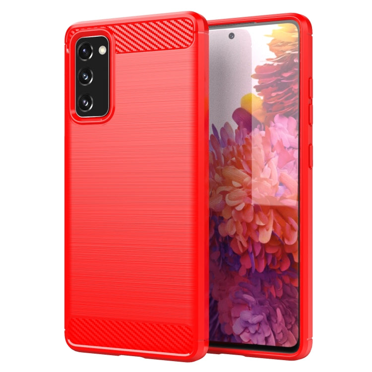 Brushed Texture Carbon Fiber TPU Case, For Samsung Galaxy S20 FE, For Samsung Galaxy Note20, For Samsung Galaxy Note20 Ultra, For Samsung Galaxy A42 5G, For Samsung Galaxy M31s, For Samsung Galaxy M51