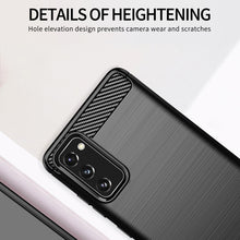 Load image into Gallery viewer, Brushed Texture Carbon Fiber TPU Case, For Samsung Galaxy S20 FE, For Samsung Galaxy Note20, For Samsung Galaxy Note20 Ultra, For Samsung Galaxy A42 5G, For Samsung Galaxy M31s, For Samsung Galaxy M51