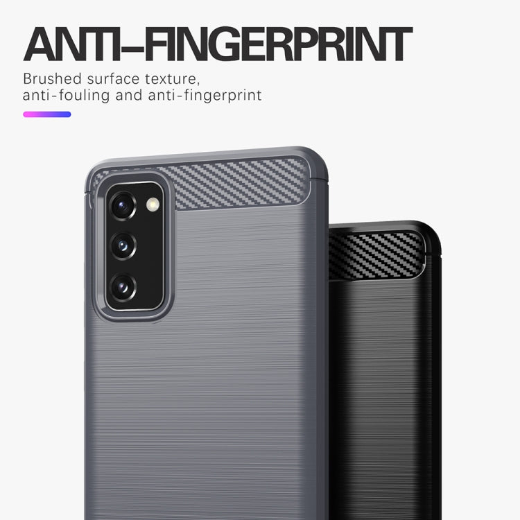 Brushed Texture Carbon Fiber TPU Case, For Samsung Galaxy S20 FE, For Samsung Galaxy Note20, For Samsung Galaxy Note20 Ultra, For Samsung Galaxy A42 5G, For Samsung Galaxy M31s, For Samsung Galaxy M51