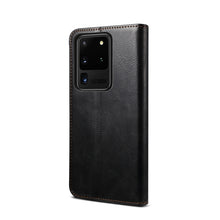 Load image into Gallery viewer, Simple Wax Crazy Horse Texture Horizontal Flip Leather Case with Card Slots &amp; Wallet, For Samsung Galaxy S20 UItra, For Samsung Galaxy S20 FE, For Samsung Galaxy S20 Plus