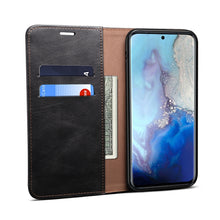 Load image into Gallery viewer, Simple Wax Crazy Horse Texture Horizontal Flip Leather Case with Card Slots &amp; Wallet, For Samsung Galaxy S20 UItra, For Samsung Galaxy S20 FE, For Samsung Galaxy S20 Plus