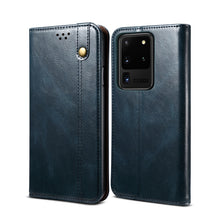 Load image into Gallery viewer, Simple Wax Crazy Horse Texture Horizontal Flip Leather Case with Card Slots &amp; Wallet, For Samsung Galaxy S20 UItra, For Samsung Galaxy S20 FE, For Samsung Galaxy S20 Plus
