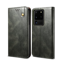 Load image into Gallery viewer, Simple Wax Crazy Horse Texture Horizontal Flip Leather Case with Card Slots &amp; Wallet, For Samsung Galaxy S20 UItra, For Samsung Galaxy S20 FE, For Samsung Galaxy S20 Plus