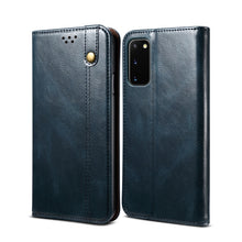 Load image into Gallery viewer, Simple Wax Crazy Horse Texture Horizontal Flip Leather Case with Card Slots &amp; Wallet, For Samsung Galaxy S20 UItra, For Samsung Galaxy S20 FE, For Samsung Galaxy S20 Plus