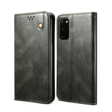 Load image into Gallery viewer, Simple Wax Crazy Horse Texture Horizontal Flip Leather Case with Card Slots &amp; Wallet, For Samsung Galaxy S20 UItra, For Samsung Galaxy S20 FE, For Samsung Galaxy S20 Plus