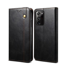 Load image into Gallery viewer, Simple Wax Crazy Horse Texture Horizontal Flip Leather Case with Card Slots &amp; Wallet, For Samsung Galaxy S20 UItra, For Samsung Galaxy S20 FE, For Samsung Galaxy S20 Plus
