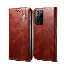Load image into Gallery viewer, Simple Wax Crazy Horse Texture Horizontal Flip Leather Case with Card Slots &amp; Wallet, For Samsung Galaxy S20 UItra, For Samsung Galaxy S20 FE, For Samsung Galaxy S20 Plus