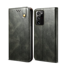 Load image into Gallery viewer, Simple Wax Crazy Horse Texture Horizontal Flip Leather Case with Card Slots &amp; Wallet, For Samsung Galaxy S20 UItra, For Samsung Galaxy S20 FE, For Samsung Galaxy S20 Plus