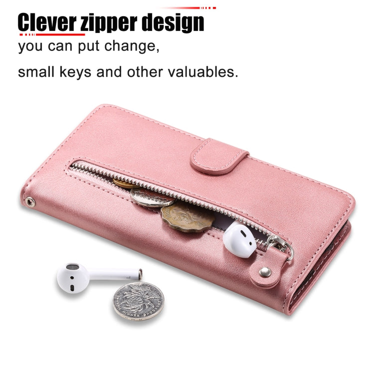 Fashion Calf Texture Zipper Horizontal Flip Leather Case with Holder & Card Slots & Wallet, For OPPO A9 (2020) / A5 (2020), For OPPO A52 / A72 / A92, For OPPO A53 / A53S / A32 / A33, For OPPO Realme 7 Pro, For OPPO Realme 7, For OPPO Realme C11        ...