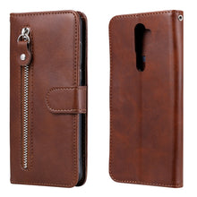 Load image into Gallery viewer, Fashion Calf Texture Zipper Horizontal Flip Leather Case with Holder &amp; Card Slots &amp; Wallet, For OPPO A9 (2020) / A5 (2020), For OPPO A52 / A72 / A92, For OPPO A53 / A53S / A32 / A33, For OPPO Realme 7 Pro, For OPPO Realme 7, For OPPO Realme C11        ...