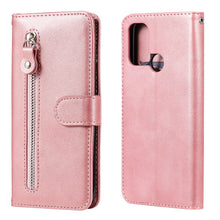 Load image into Gallery viewer, Fashion Calf Texture Zipper Horizontal Flip Leather Case with Holder &amp; Card Slots &amp; Wallet, For OPPO A9 (2020) / A5 (2020), For OPPO A52 / A72 / A92, For OPPO A53 / A53S / A32 / A33, For OPPO Realme 7 Pro, For OPPO Realme 7, For OPPO Realme C11        ...