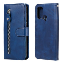 Load image into Gallery viewer, Fashion Calf Texture Zipper Horizontal Flip Leather Case with Holder &amp; Card Slots &amp; Wallet, For OPPO A9 (2020) / A5 (2020), For OPPO A52 / A72 / A92, For OPPO A53 / A53S / A32 / A33, For OPPO Realme 7 Pro, For OPPO Realme 7, For OPPO Realme C11        ...
