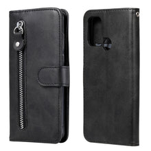 Load image into Gallery viewer, Fashion Calf Texture Zipper Horizontal Flip Leather Case with Holder &amp; Card Slots &amp; Wallet, For OPPO A9 (2020) / A5 (2020), For OPPO A52 / A72 / A92, For OPPO A53 / A53S / A32 / A33, For OPPO Realme 7 Pro, For OPPO Realme 7, For OPPO Realme C11        ...