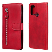 Load image into Gallery viewer, Fashion Calf Texture Zipper Horizontal Flip Leather Case with Holder &amp; Card Slots &amp; Wallet, For OPPO A9 (2020) / A5 (2020), For OPPO A52 / A72 / A92, For OPPO A53 / A53S / A32 / A33, For OPPO Realme 7 Pro, For OPPO Realme 7, For OPPO Realme C11        ...