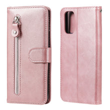 Load image into Gallery viewer, Fashion Calf Texture Zipper Horizontal Flip Leather Case with Holder &amp; Card Slots &amp; Wallet, For OPPO A9 (2020) / A5 (2020), For OPPO A52 / A72 / A92, For OPPO A53 / A53S / A32 / A33, For OPPO Realme 7 Pro, For OPPO Realme 7, For OPPO Realme C11        ...