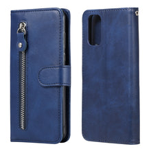 Load image into Gallery viewer, Fashion Calf Texture Zipper Horizontal Flip Leather Case with Holder &amp; Card Slots &amp; Wallet, For OPPO A9 (2020) / A5 (2020), For OPPO A52 / A72 / A92, For OPPO A53 / A53S / A32 / A33, For OPPO Realme 7 Pro, For OPPO Realme 7, For OPPO Realme C11        ...