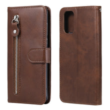Load image into Gallery viewer, Fashion Calf Texture Zipper Horizontal Flip Leather Case with Holder &amp; Card Slots &amp; Wallet, For OPPO A9 (2020) / A5 (2020), For OPPO A52 / A72 / A92, For OPPO A53 / A53S / A32 / A33, For OPPO Realme 7 Pro, For OPPO Realme 7, For OPPO Realme C11        ...