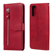 Load image into Gallery viewer, Fashion Calf Texture Zipper Horizontal Flip Leather Case with Holder &amp; Card Slots &amp; Wallet, For OPPO A9 (2020) / A5 (2020), For OPPO A52 / A72 / A92, For OPPO A53 / A53S / A32 / A33, For OPPO Realme 7 Pro, For OPPO Realme 7, For OPPO Realme C11        ...